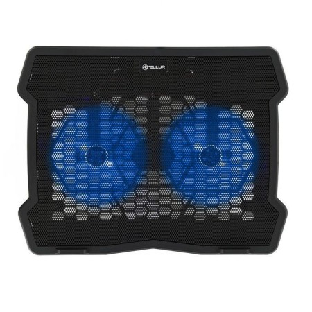 Cooling pad Tellur Basic, 15.6", 2 ventilatoare, Negru TELLUR - 1
